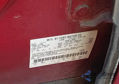 2014 Ford Explorer z USA, uszkodzony, nr VIN 1FM5K7B89EGB18070